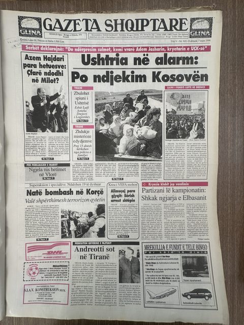 Gazeta Shqiptare 1998-09-07